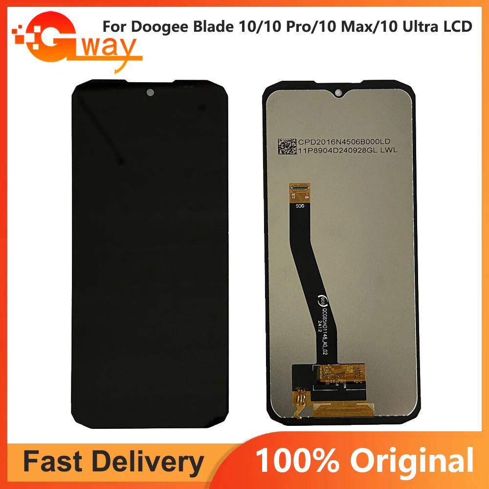 Original 6.56 Inch Full LCD For Doogee Blade 10 LCD Display With Touch Screen Assembly For Blade 10 PRO ULTRA Blade10 Max LCD