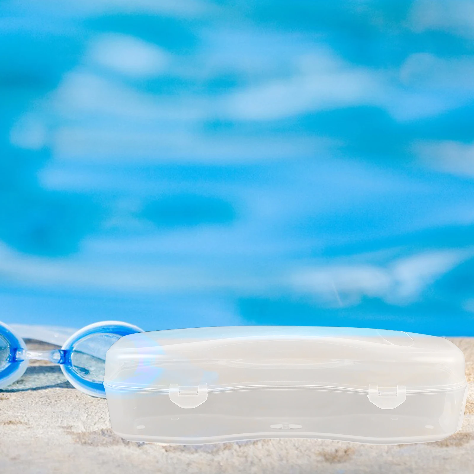 Boîte de protection pour lunettes de natation, 3 pièces, étui rigide pour lunettes à grande et petite monture, rangement organisé Portable pour l'entraînement à la plage et à la piscine