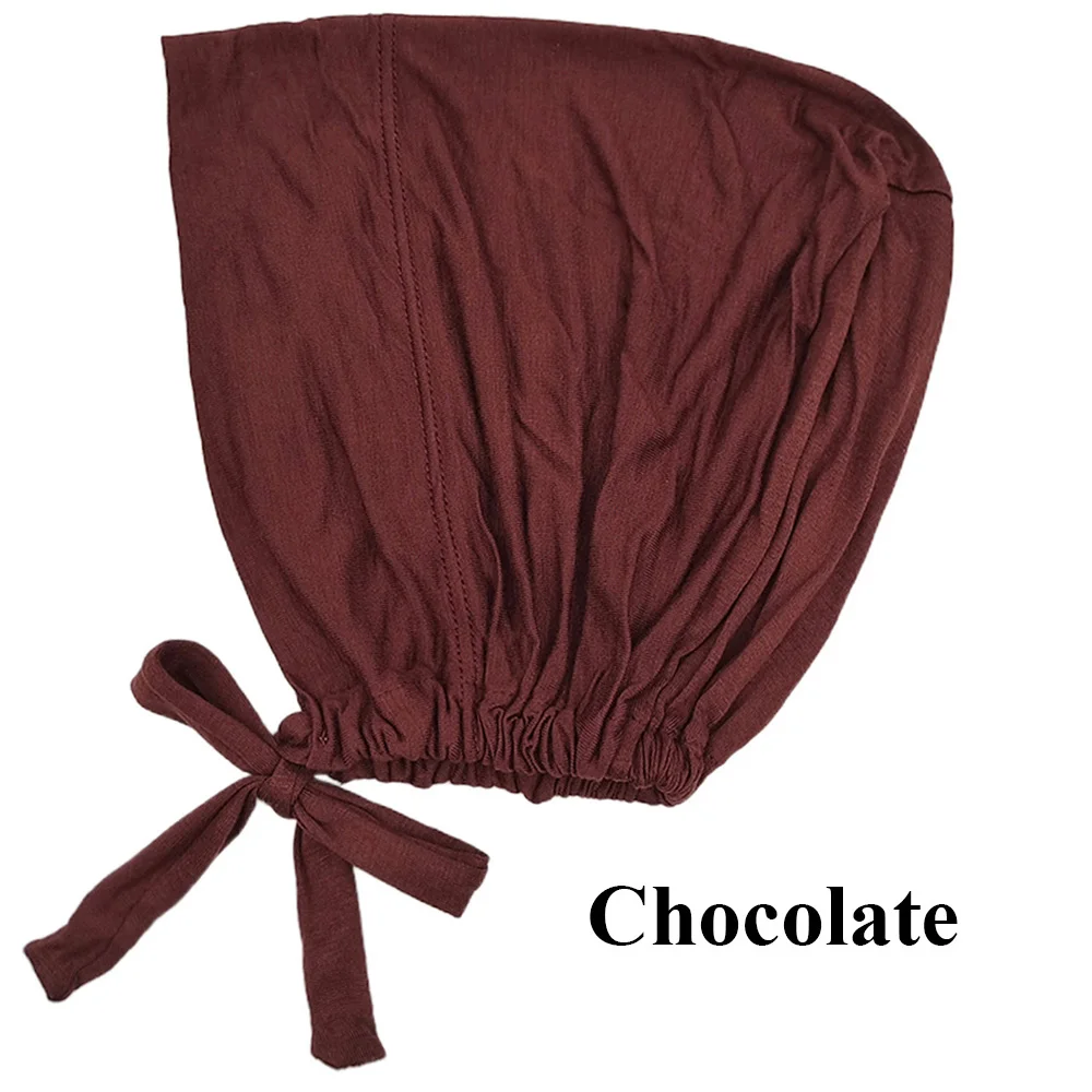 Neue Weiche Modale Muslimischen Turban Hut Innere Hijab Caps Islamischen Underscarf Motorhaube Indien Hüte Weibliche Headwrap Turbante Mujer
