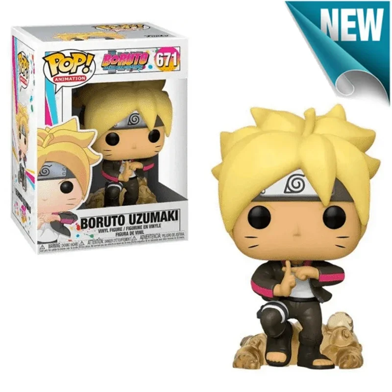 2024 NUEVA llegada Funko POP Boruto Uzumaki # Figuras de acción 671, modelo de vinilo, muñecas decorativas para juguetes de regalo de cumpleaños