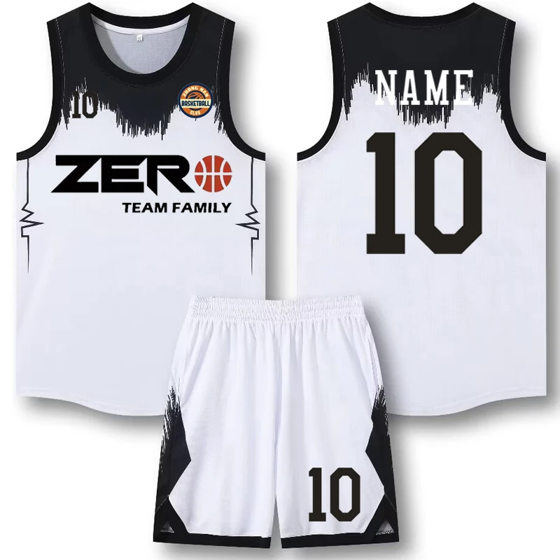 Men Basketball Jerseys Customize Youth Match Breathable Quick-dry Fabric Training Uniform Vest Shorts Basketball Shirt Sport Set