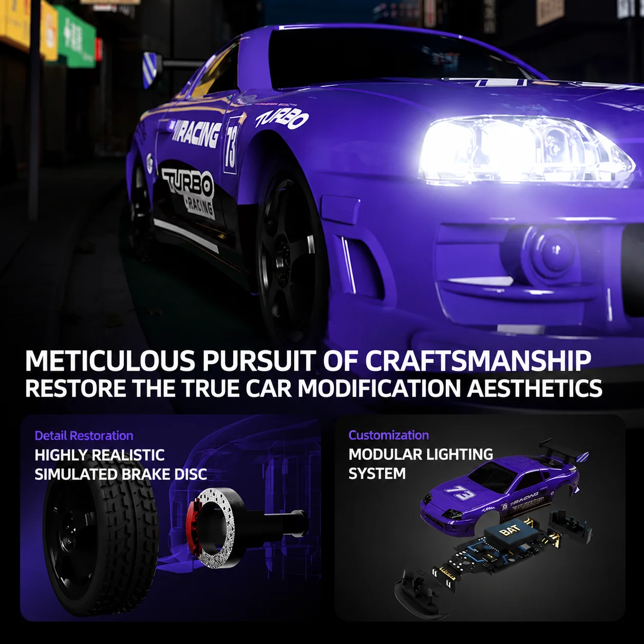 터보 레이싱 C73 1:76 스케일 RC카 미니 무선  - Rc Hobby Grade Drift Car 리뷰 및 가격