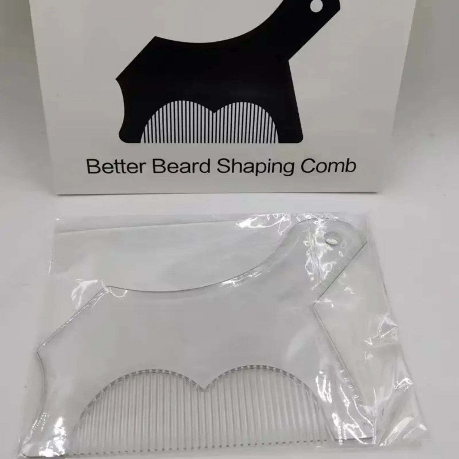 

Beard Styling Ruler Comb for Precision Grooming, Versatile Sideburns Styling Board Comb, Professional Makeup Comb, Ergonomic Des