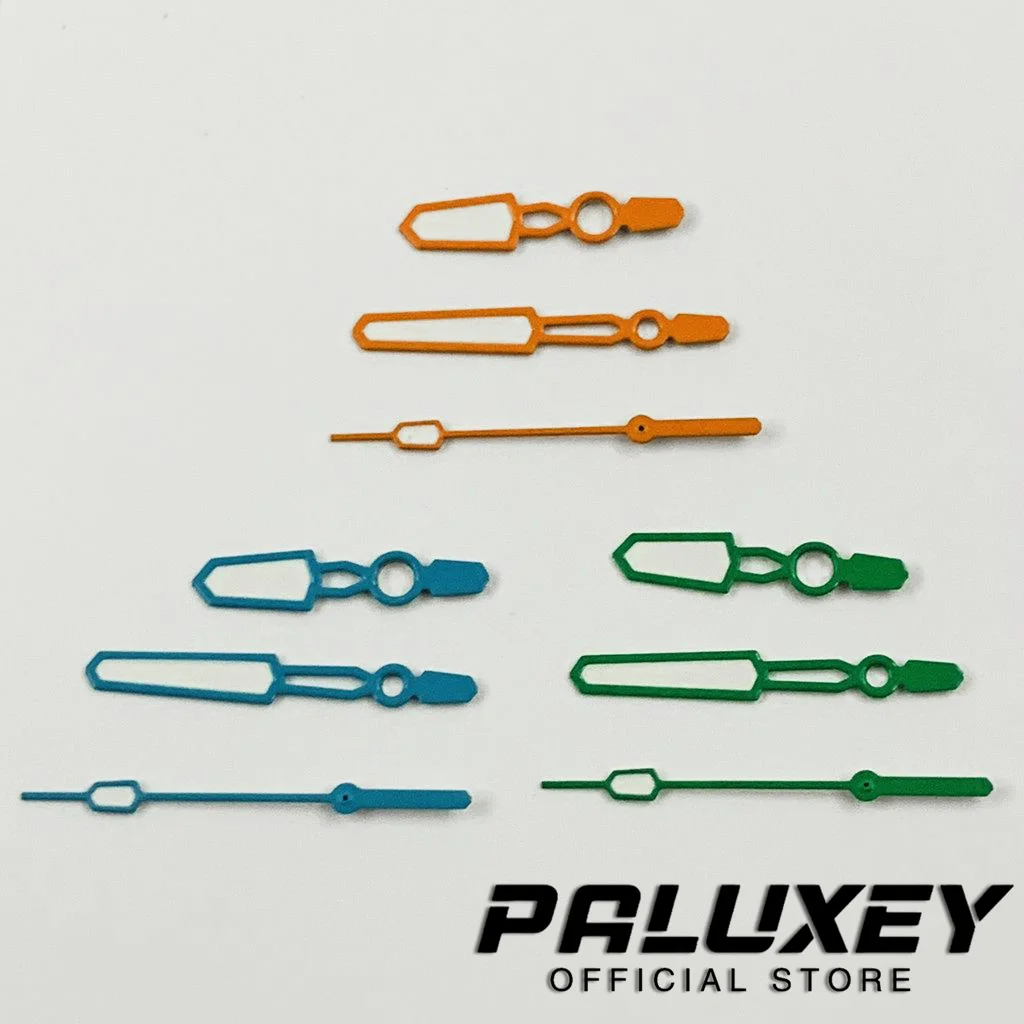 ตัวชี้นาฬิกาเคลื่อนไหวสำหรับ Nh35ตัวชี้ NH35/NH36/4R/7S สีเขียวสำหรับ Jam Tangan hijau