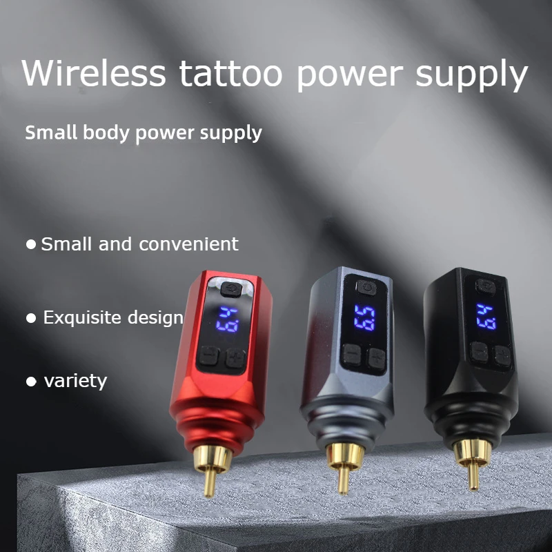 RCA Interface Wireless Tattoo Small Body Power Supply Beauty Tattoo Parlor Dedicated Pen Power Supply Small Convenient Long Life