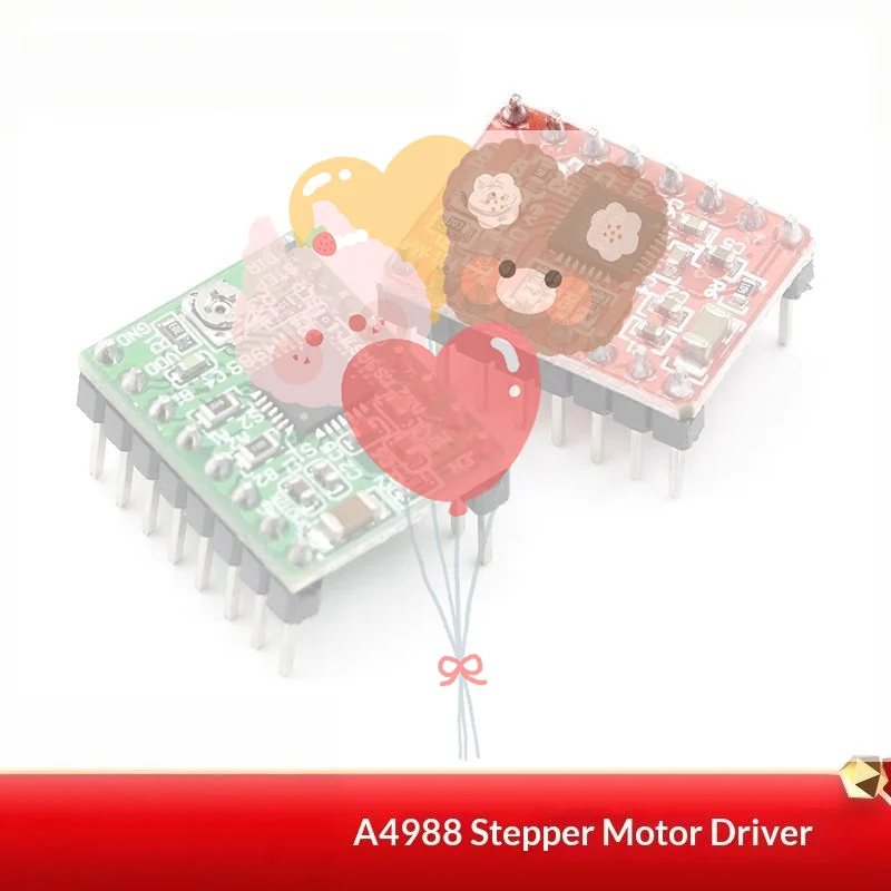 3D Printer Parts StepStick A4988 DRV8825 Stepper Motor Driver With Heat sink Carrier DIY Machine Control
