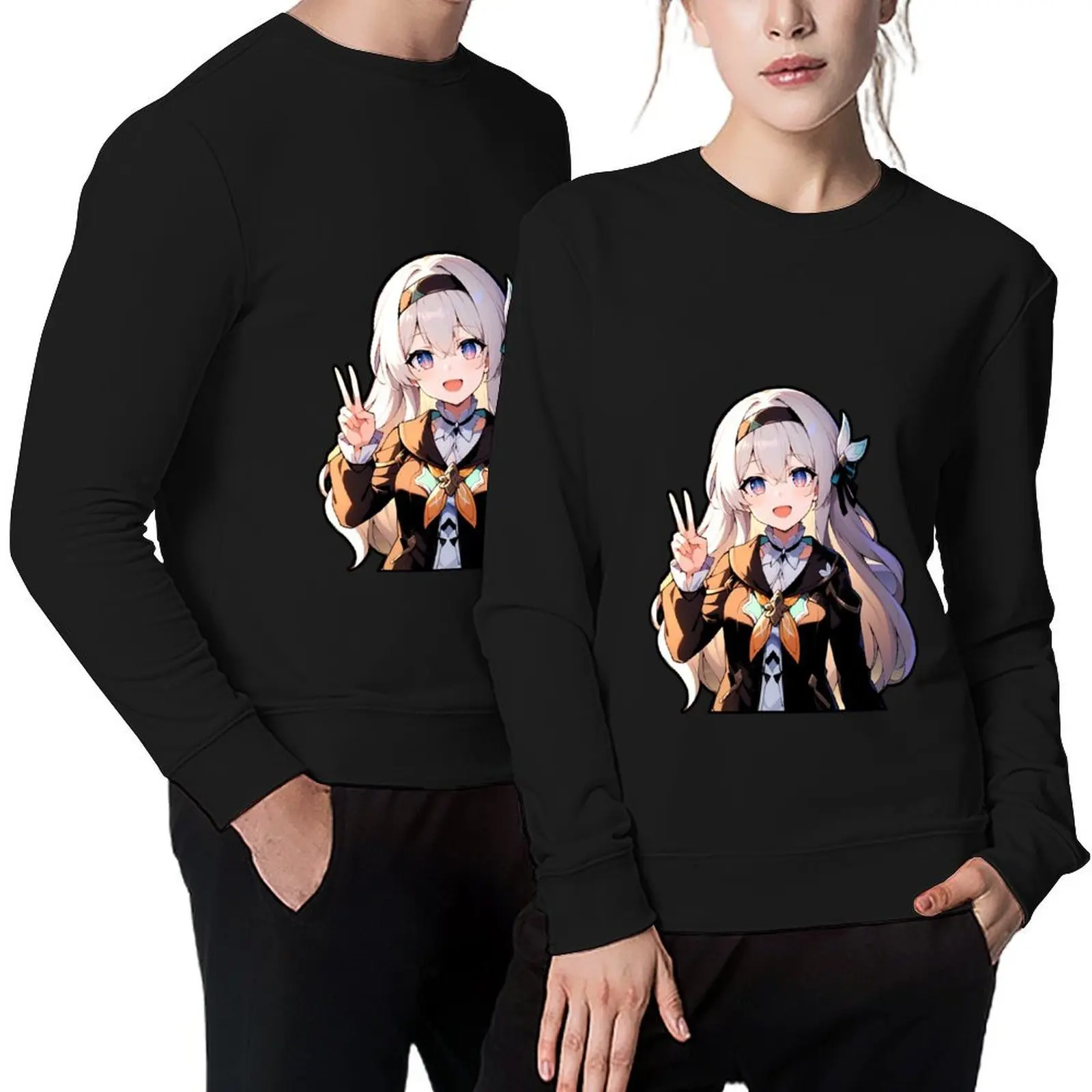 

Firefly honkai star rail sticker case honkai star rail shirt Pullover tracksuit men wear men's sweatshirts