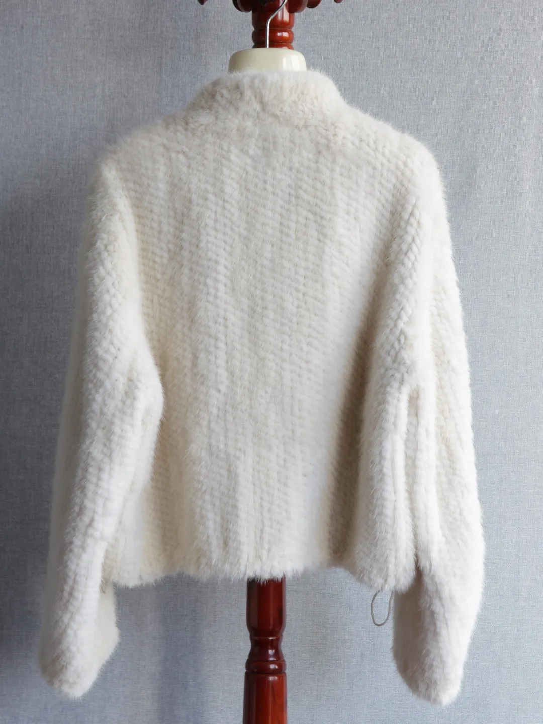 2025 jaqueta de pele de vison importada gola alta jaqueta dupla face espessada tecido moda silhueta casaco de pele feminino