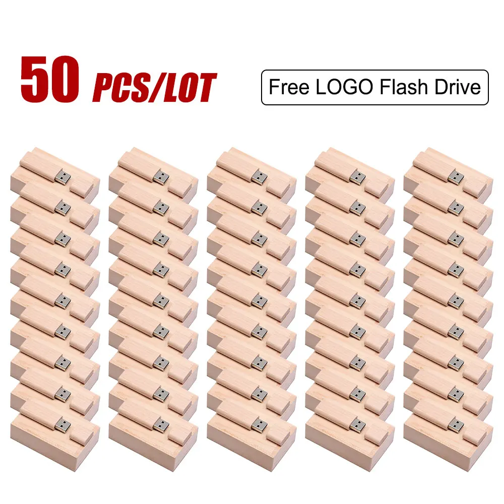 

50 шт./лот, высокоскоростной флэш-накопитель USB 2,0, деревянный флэш-накопитель, 8 ГБ, 16 ГБ, 32 ГБ, 64 ГБ, 128 ГБ, флэш-накопитель, свадебный подарок (бесплатный логотип)