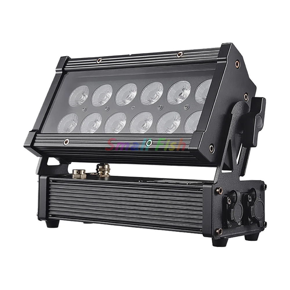 Imagem -02 - Projector sem Fio Led Stage com Flight Case Efeito de Lavagem uv Bateria App Controle Dmx Festa ao ar Livre Rgbwa 12x18w Pcs