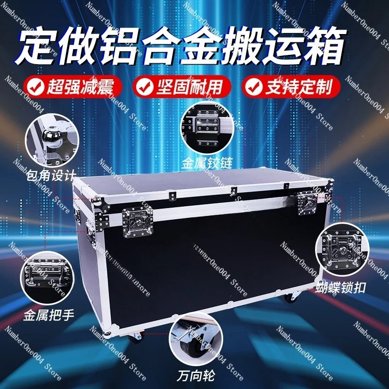 

Дорожный кейс из алюминиевого сплава с телескопической ручкой, ящик для инструментов, футляр для инструментов, хранилище оборудования, выставочный и транспортный ящик