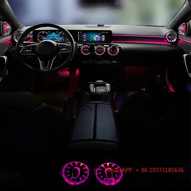 Full Set W177 Ambient Light Kit Car LED Styling Car Interior C118 Ambient Light For Mercedes Benz A-class W177 GLA C118