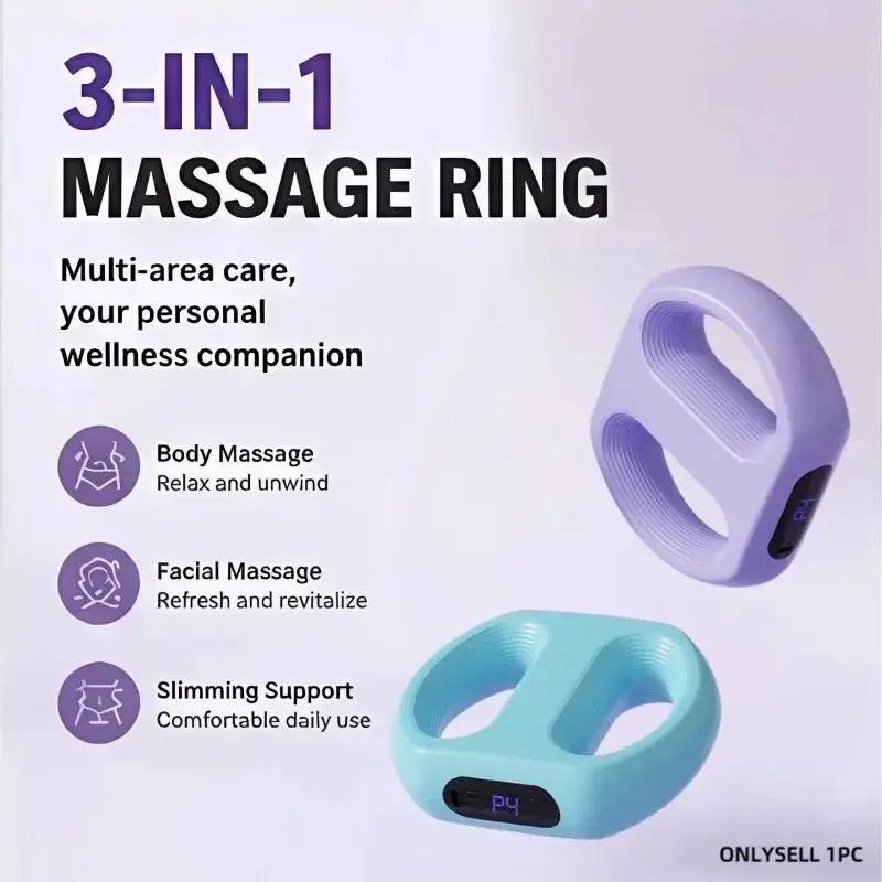 Mini Neck Fascia Massage Ring, Multifunctional Body Massager, Ideal Gift Choice for Couples