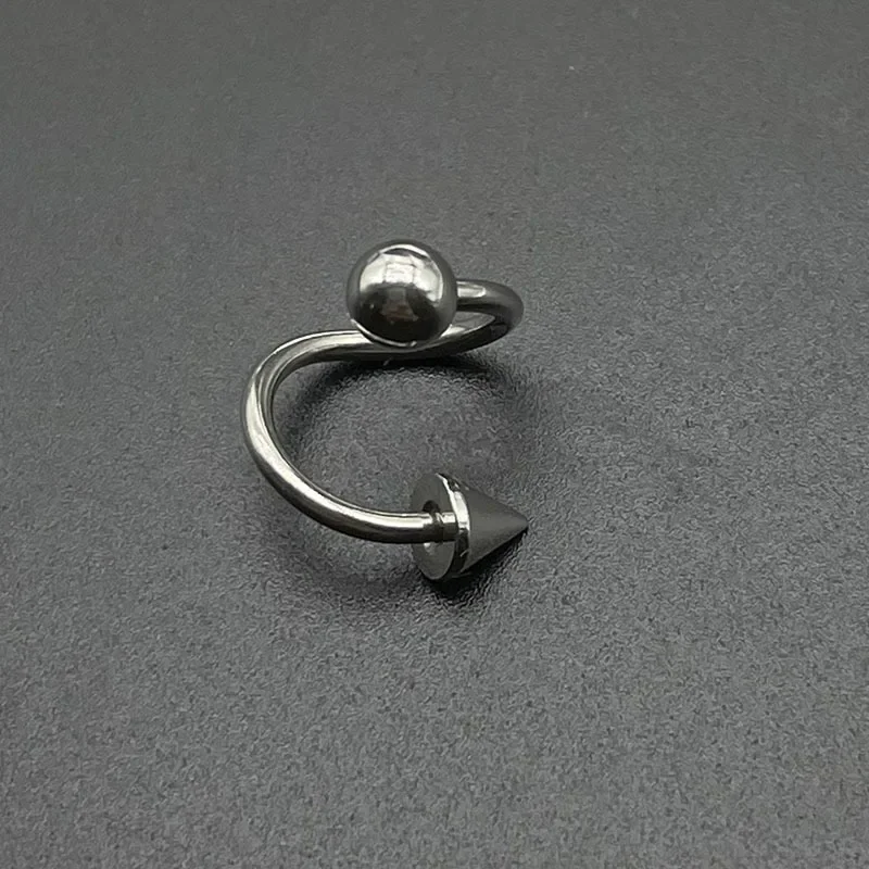 S Form 316L Edelstahl Lippenpiercing Nasenring Helix Piercing Knorpelohrring Körperpiercing Vajinal Schmuck 16G
