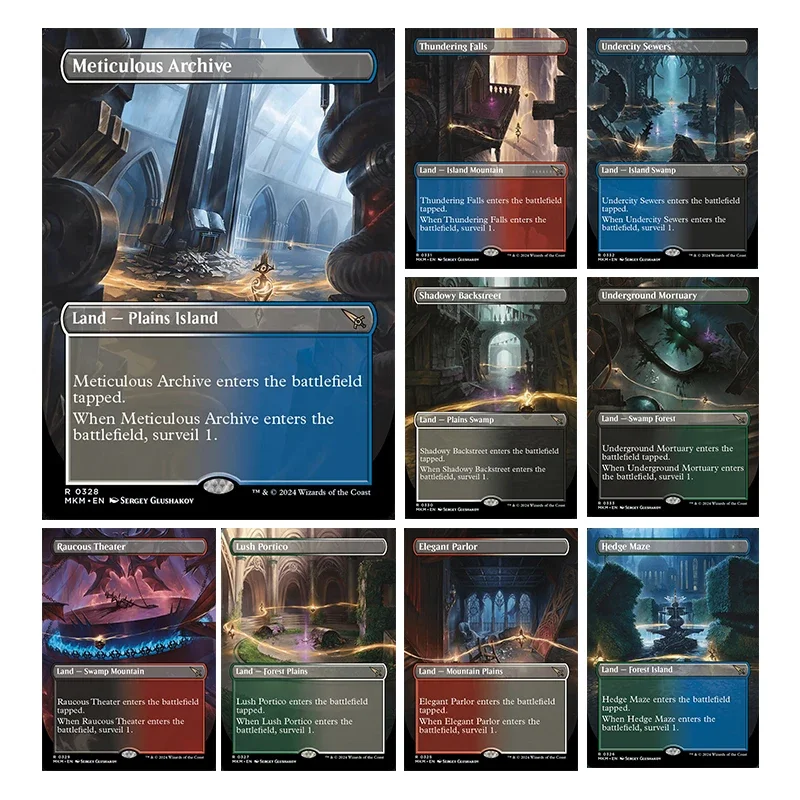 

Diy Homemade Magic The Gatherings Storms Trading Card Game Undercity Sewers Meticulous Archive Collection Card Toys Gift