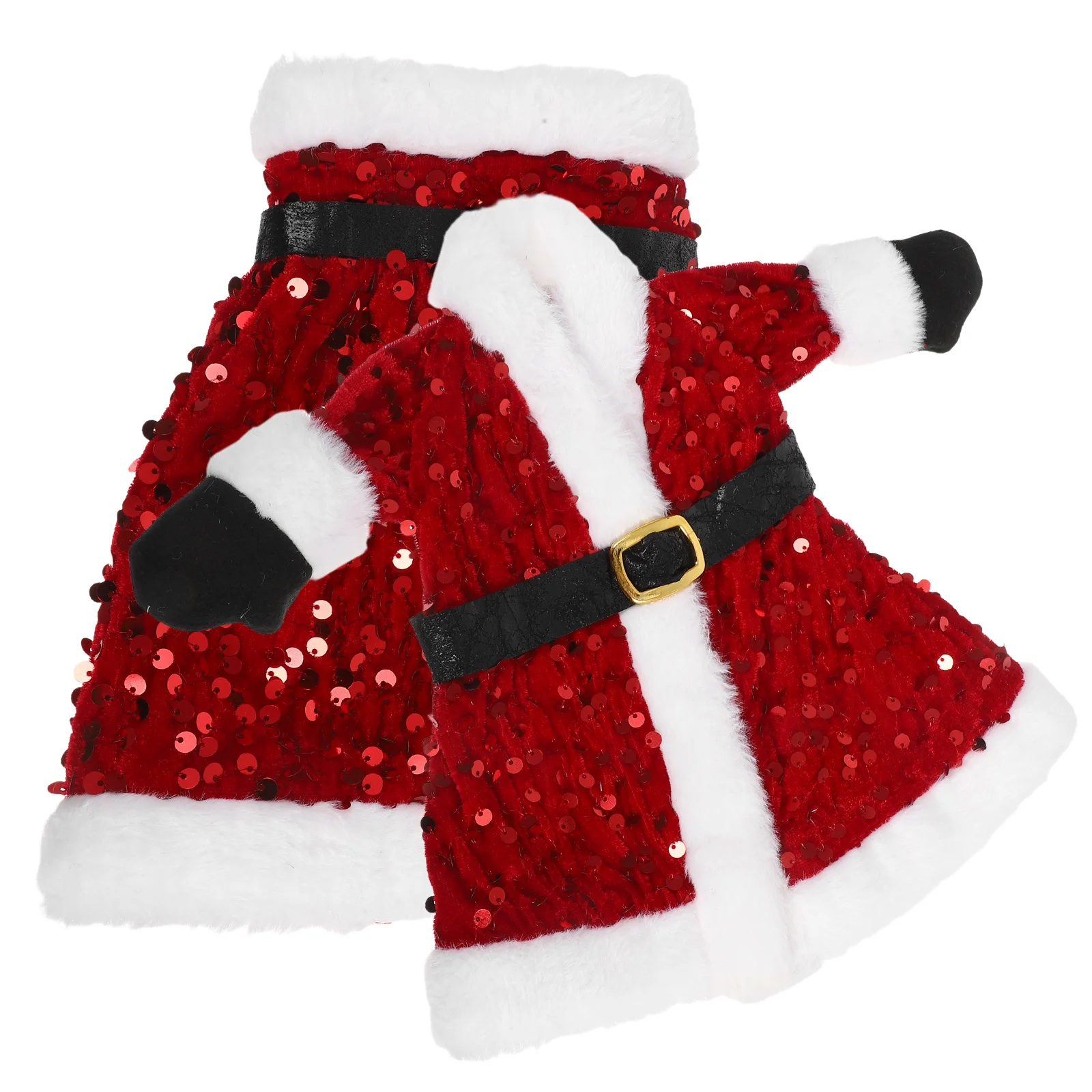 

Sparkly Dress Wine Bottle Cover Christmas Xmas Dinner Table Decor Gift Red Wine Sleeve Protective Cover Pouch Bottle Bags