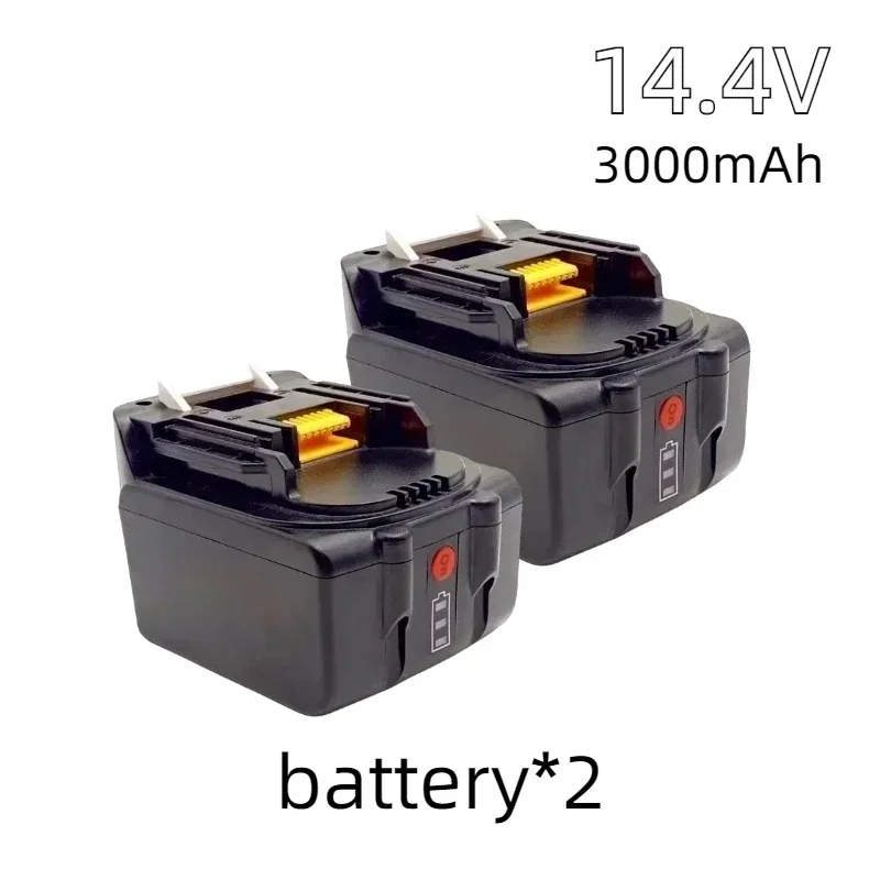 14.4V 3000mAh Rechargeable Li-ion Battery For 14V Power Tools 3.0Ah Batteries BL1460 BL1430 1415 194066-1