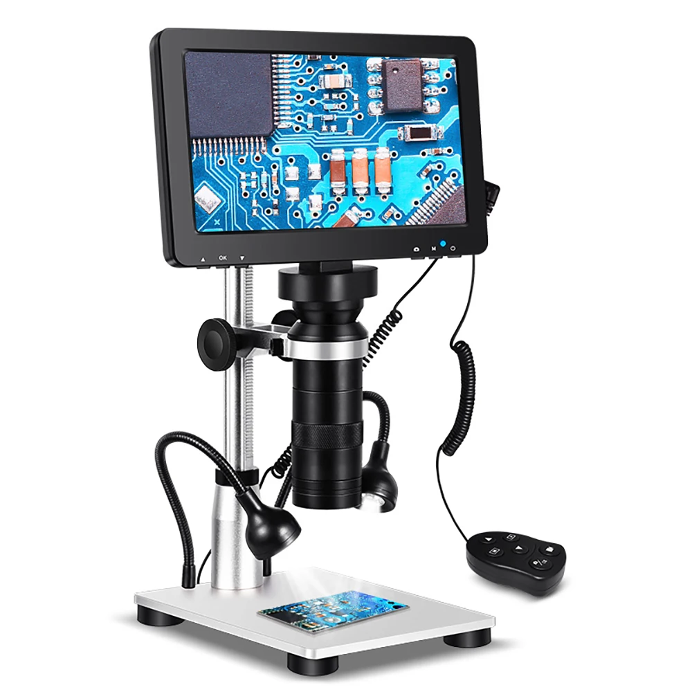 

DM9S Electronic Microscope 1200X Digital Microscope For Soldering Magnifier Adjustable 1080P Scope With LED Light