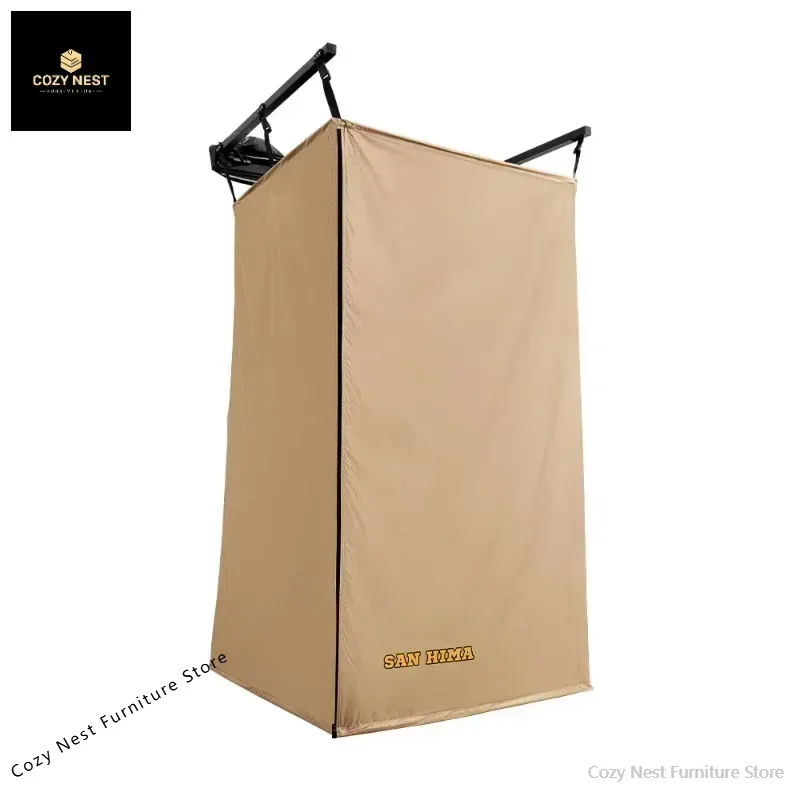 SAN HIMA Outdoor Camping Shower Tent Car Side   Toilet Bathing  Built-in LED Strip Light