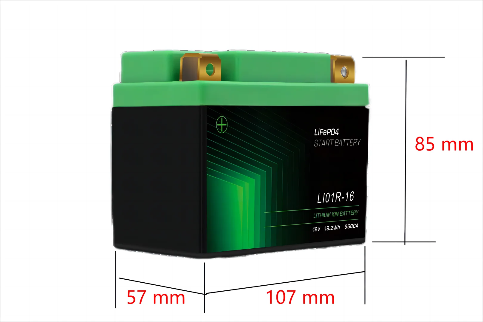 Generator Lithium Battery LI01R-16-FP 12V 19.2Wh   Replace HJ01-16-GFP BT01-16-GFP  Generator Battery