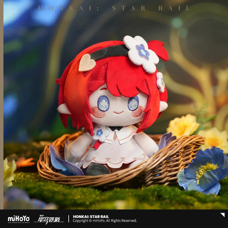 [Genuine] miHoYo Game Honkai Star Rail Mydei Hyacine Plush Keychain Anime & Cartoon Accessories Cosplay Props Halloween Gifts view 4