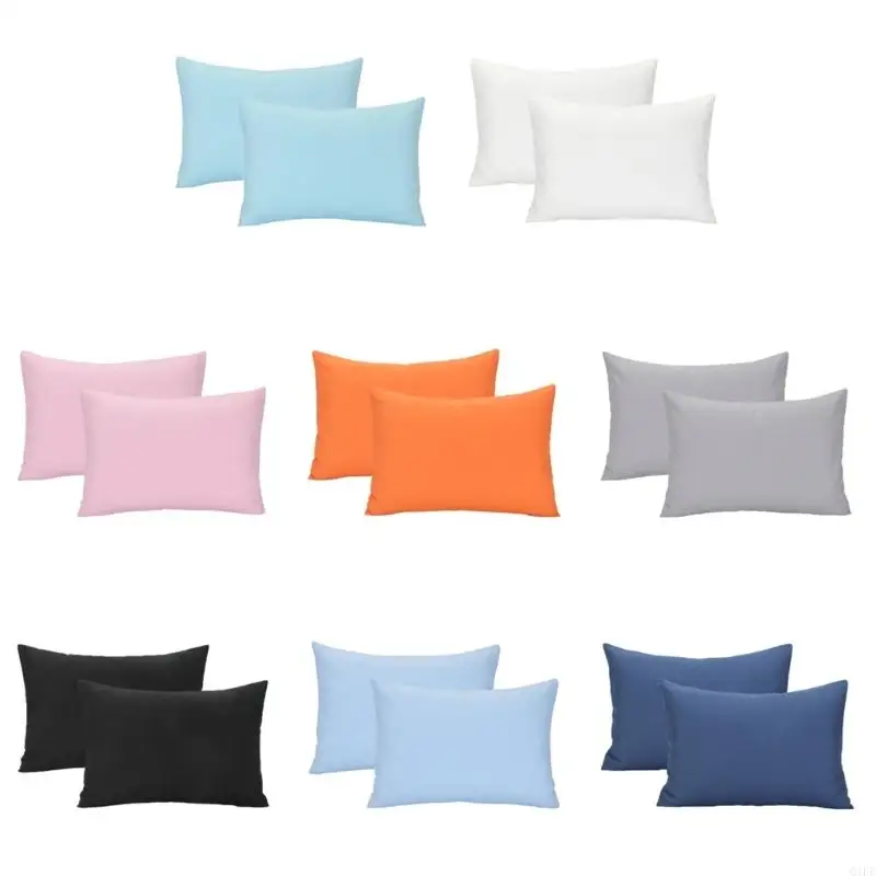 

Q1FE Envelope Pillow Case Microfiber Pillow Protect Cases Skin Friendly Kids Bedding