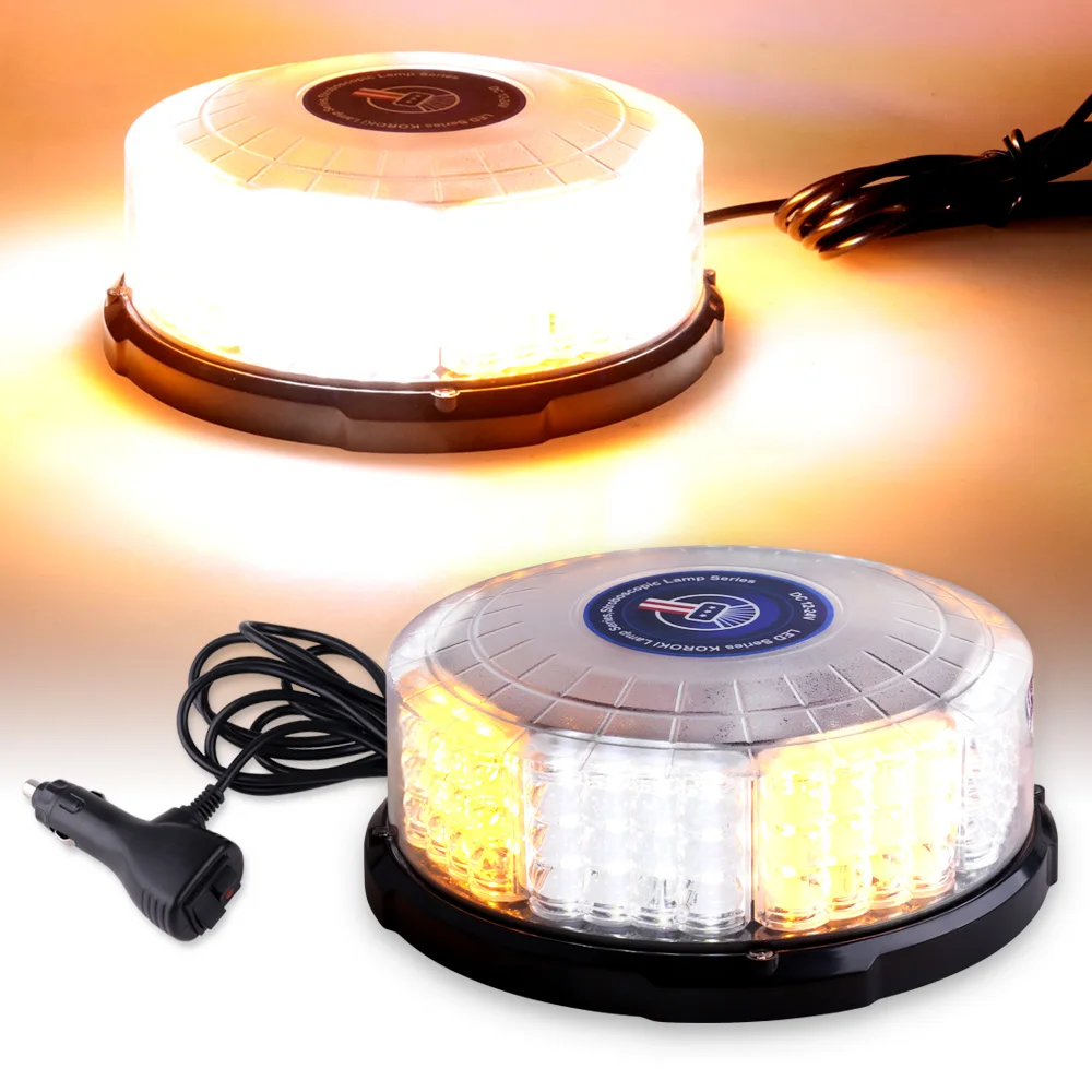 

1 шт. светодиодный стробоскоп LEDVS12 для крыши автомобиля, автомобильные аксессуары, 12В, магнитное крепление, аварийный сигнальный водонепроницаемый проблесковый маячок