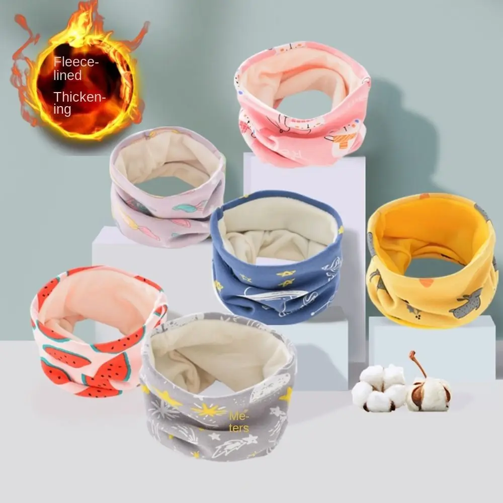 

Детский зимний шарф для детей 0-16 лет, утепленные детские теплые шарфы на флисовой подкладке, мягкие ветрозащитные вязаные шарфы для маленьких мальчиков и девочек