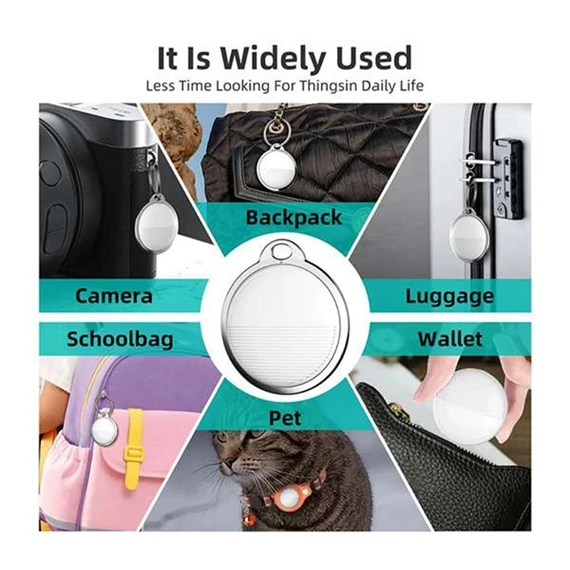 Bluetooth Mini GPS Tracker For Kids, Pets, Keys Anti-Lost Device Compatible With Find My App, Tag Locator B