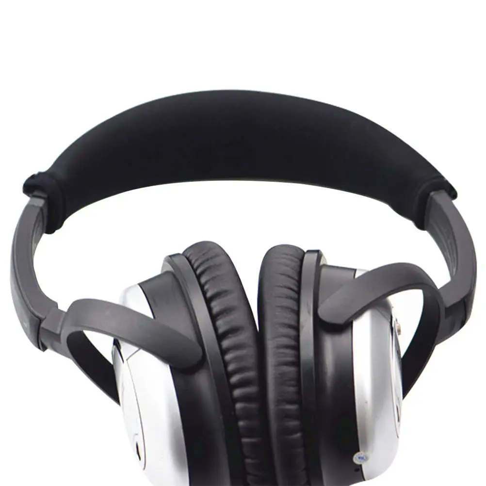 Headset Headband Cover Fabric Cushion for Maximum Comfort and Hygiene Blocks Hair Product Transfer Fits Qc15 and Most Mid
