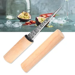 Tapered Ice Pick Beech Wood Bartender Knife Bar Knife Ice Carving-Knife Professional Barware/Bar Tools