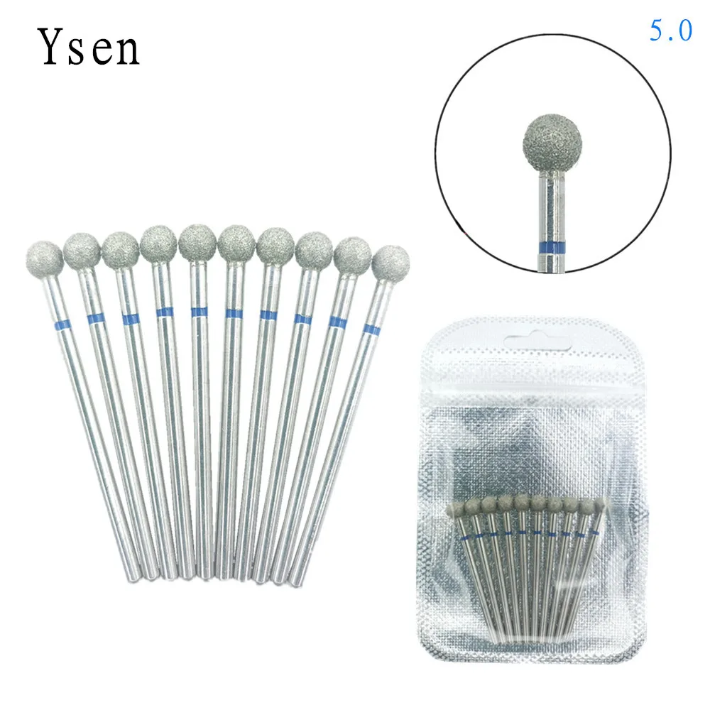 10-teiliges Diamantschneider-Set für Maniküre, Bohrer-Set, Zubehör, Pediküre, elektrische Maschine, Nagelbohrer, Gel-Entferner, Maniküre-Werkzeug – Detail 1