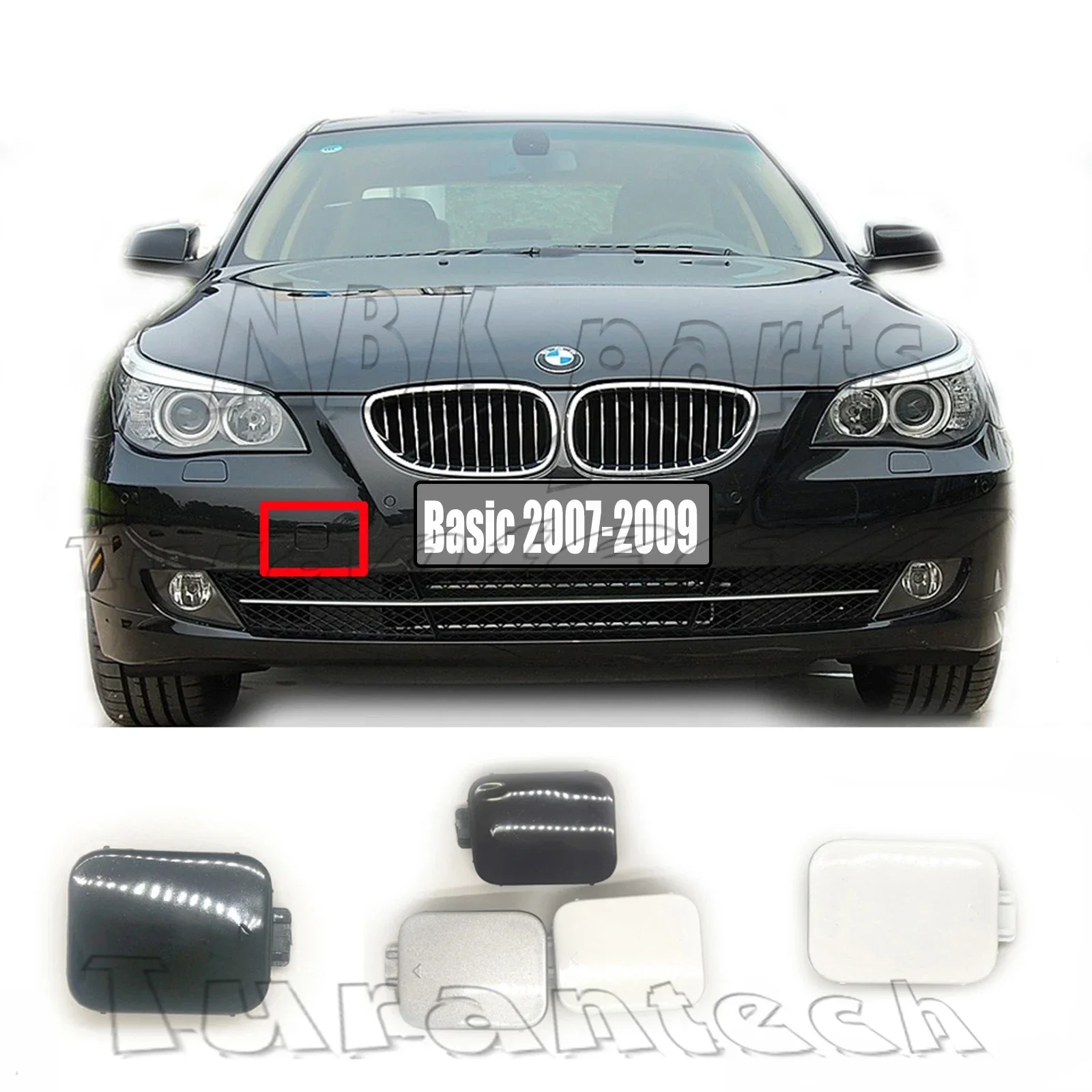 Fit 08-10 BMW5 E60/E61 LCI Series 520i 523i 528i 528xi 535i 535xi 550i 530xi 535d 540i 530i 530xd Front TOW COVER