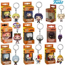 Funko POP Keychain My Hero Academia Himiko Toga Kurogiri Twice Hatsume Shigaraki Deku Bakugo Togata Dabi Midoriya Jiro Toys