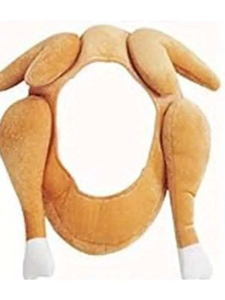 Gorro de pavo de felpa para acción de gracias para niños, mujeres y hombres, suministros de regalo para fiesta de disfraces, accesorios adecuados para niños, 2 piezas