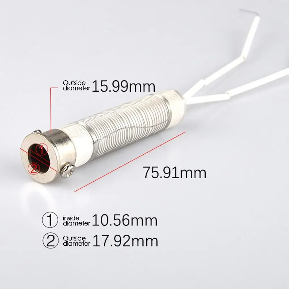 220V 75W100W150W200W300W500W Soldering Iron Core Heating Element Replacement Welding Tool Mica Externally Heating Core