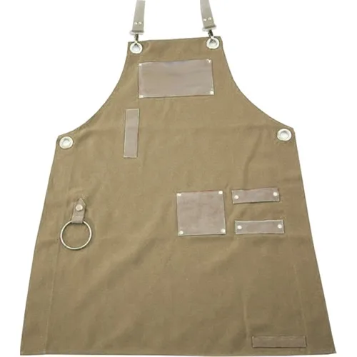 Medusa Forma Bib Apron Master Chef-Barista-Cook-Barber-Tattoo-Kitchen-Chef Waiter Apron cream