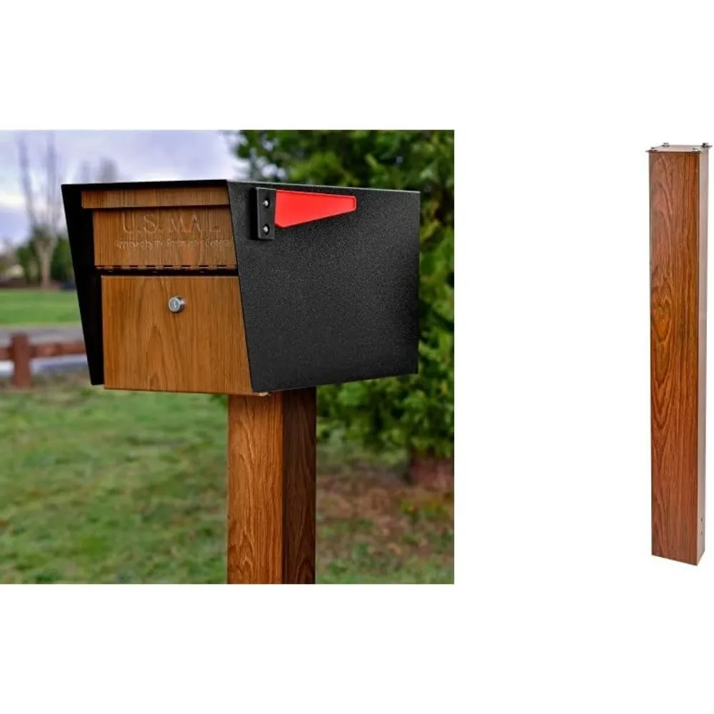 Mail Boss Curbside Mailbox and In-Ground Mounting Post