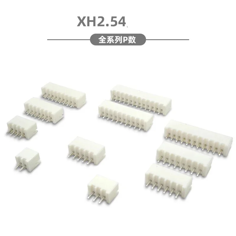 10Sets JST XH2.54 XH 2.54mm Wire Cable Connector 2/3/4/5/6/7/8/9/10 Pin Pitch Male Female Plug Socket 300MM 26AWG