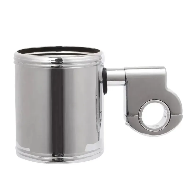 Per portabicchieri cromato regolabile per moto universale per Touring Glide Road King Sportster