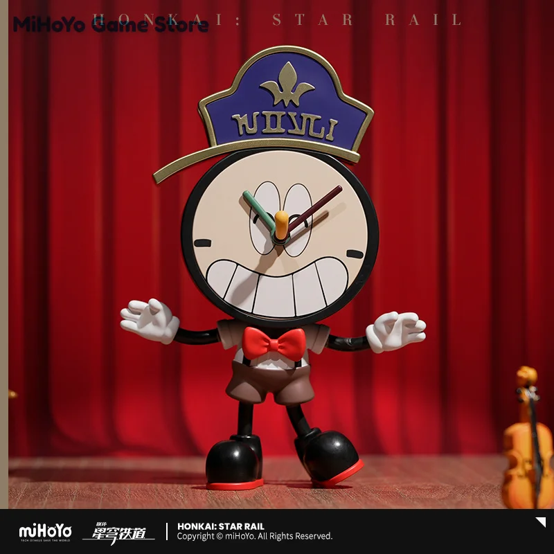 [Genuino] MiHoYo Honkai Star Rail Watch Boy productos derivados reloj de Cosplay figuras de versión Q Kits de modelismo adornos de reloj