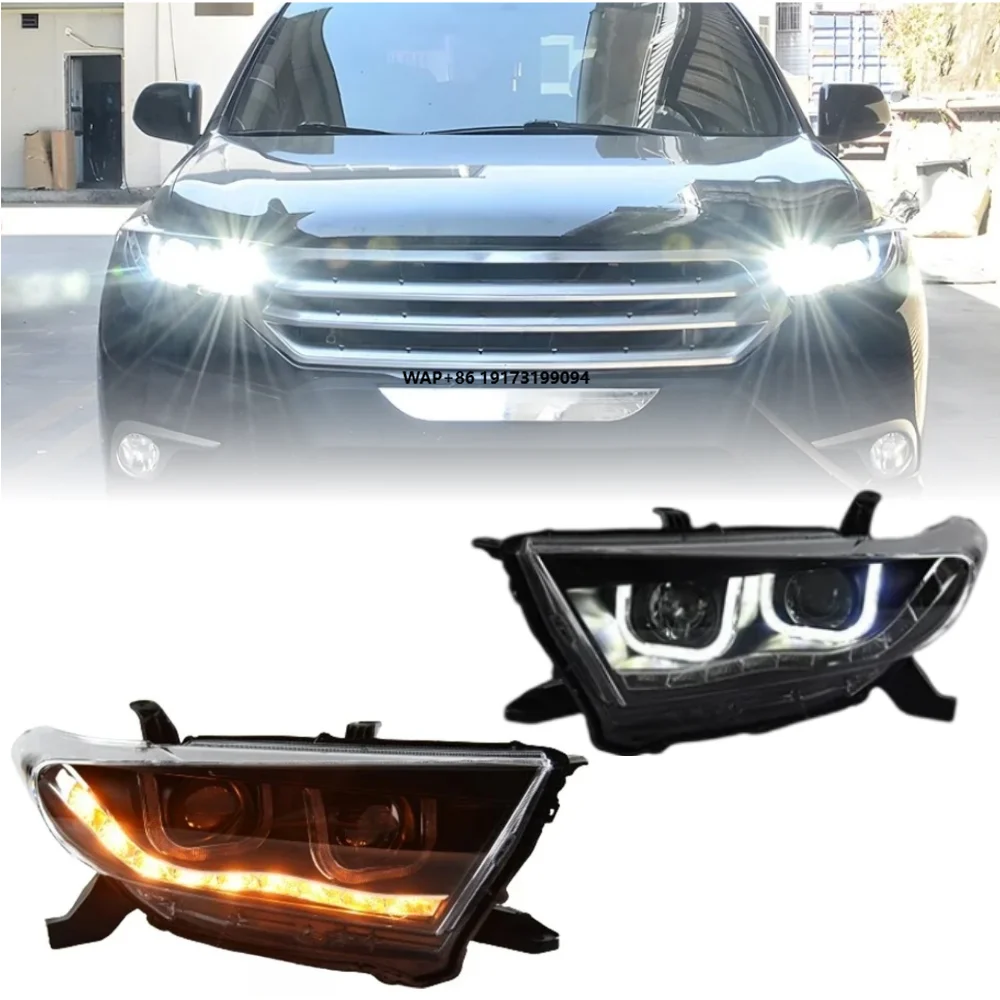 

Highlander Upgrade Headlights 2009 2010 2011 Head Lamps Assembly Head Light for Headlight Car Head Lamp Accessories