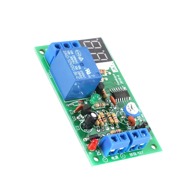 A73E-DC12V LED Display Countdown Timer Timing Function Delay Turn OFF Relay Switch Module