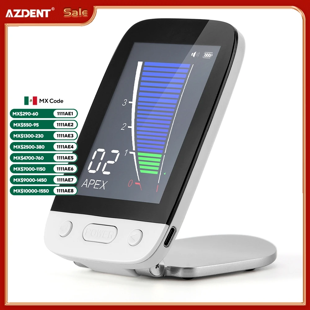 

AZDENT стоматологический эндодонтический локатор вершины корневого канала местоположение периодическое измерение стоматологическое измерительное оборудование