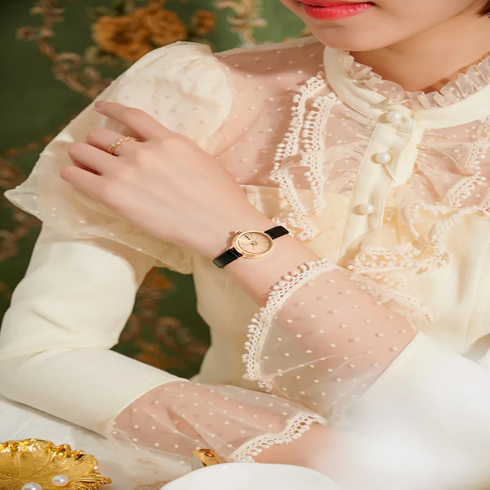 SANDA nuevo 1113 reloj de cuarzo para mujer personalizado y creativo compacto y versátil impermeable reloj de cuarzo para mujer regalo 2025