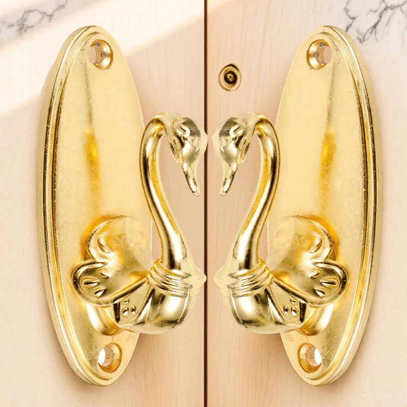 

Curtain Hooks Golden 8.5X4Cm Zinc Alloy Vintage Rose Design For Traditional Modern Rooms Tieback Holdback Decorative Home