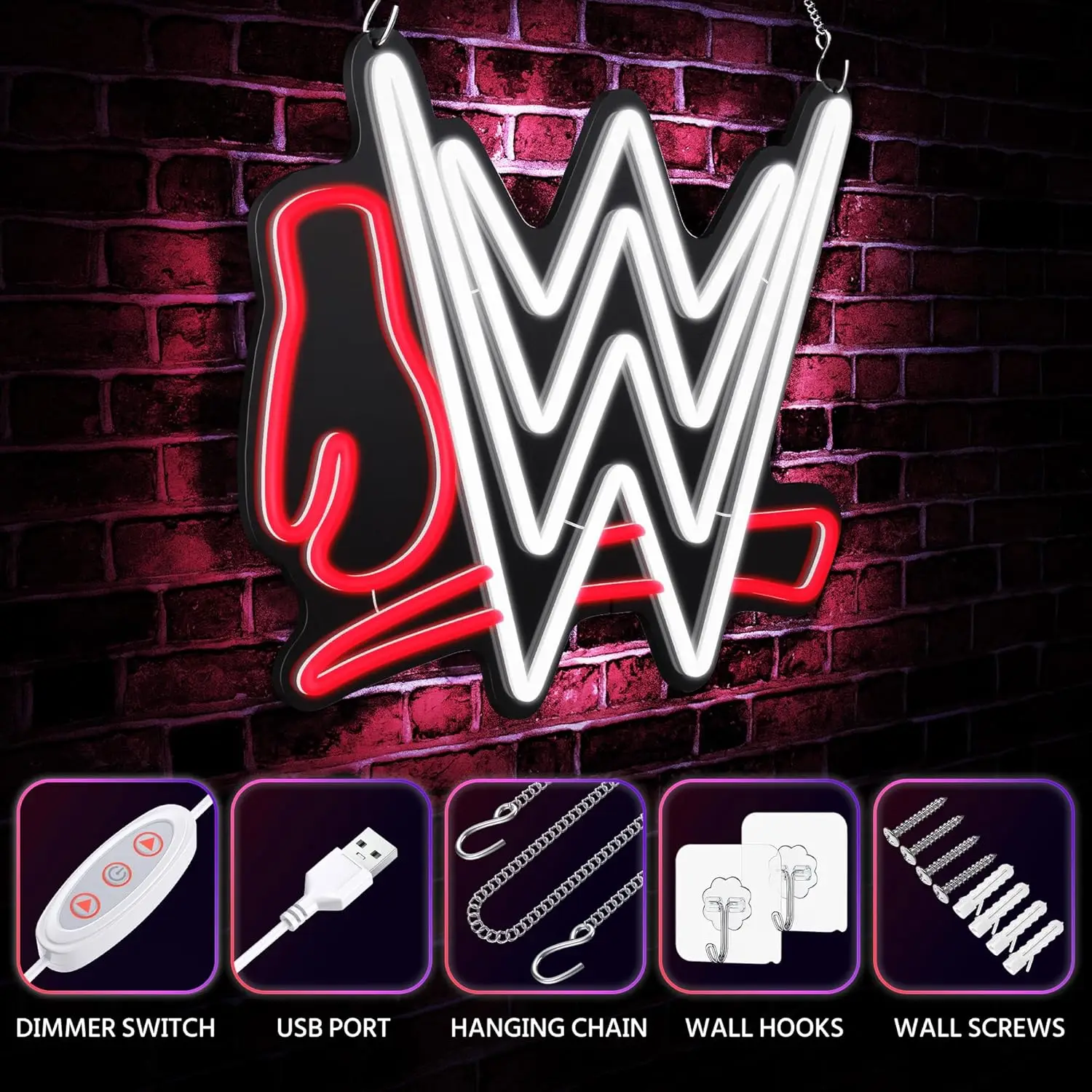 تخصيص ضوء LED النيون تسجيل للتسليم السريع للمنزل مركز تسوق بار حفل زفاف مكتب مدرسة نادي القتال الإعلان