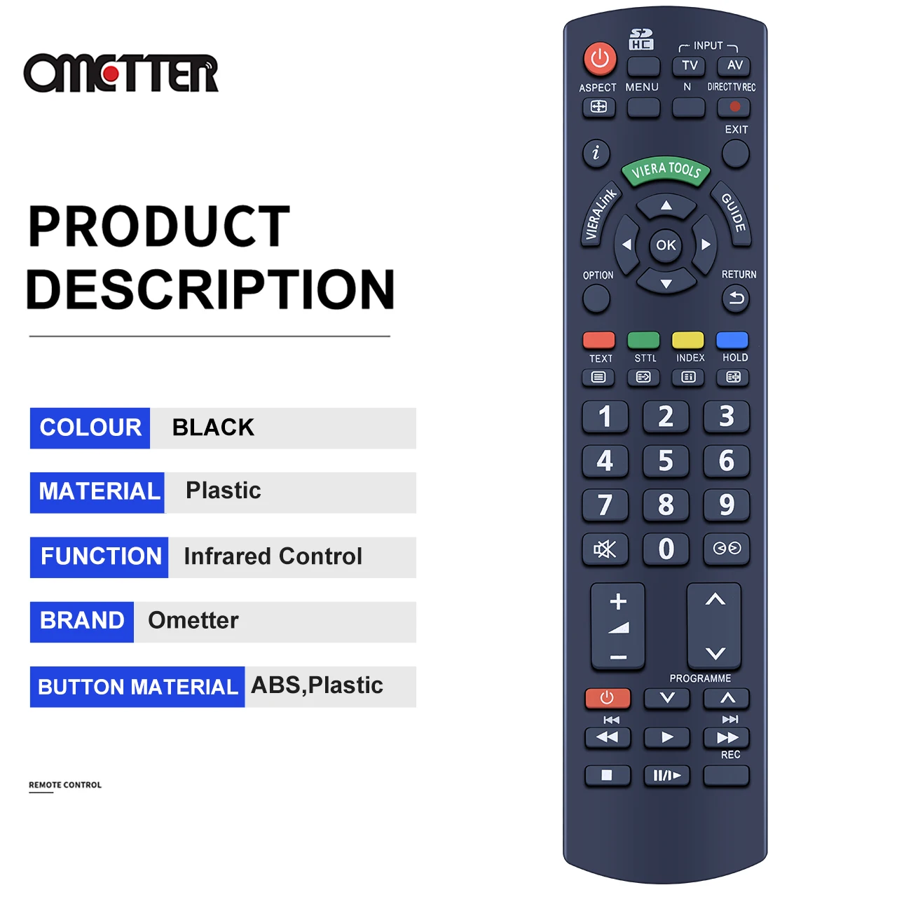 New N2QAYB000328 Remote Control PANASONIC TV Fit for TX-37U10E TX-LF42S10 TXP50C10Y TX-P42S10E