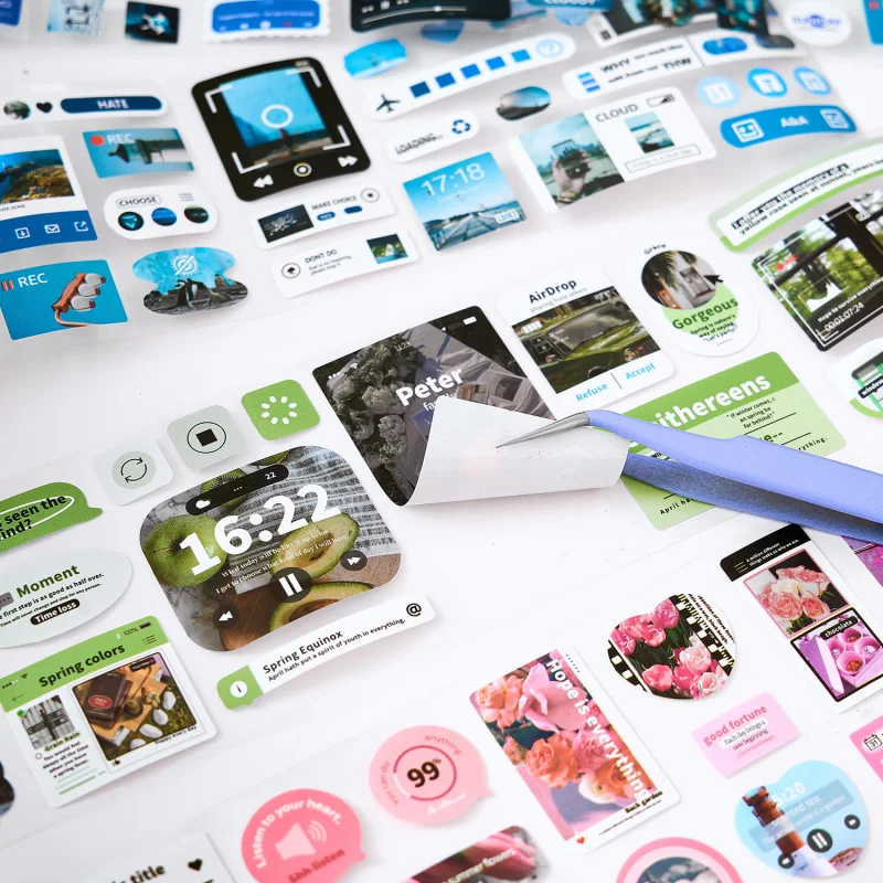 DIY Decoration Sticker Tape Student Hand Account Make Scrapbook Journal Notebook  School Supplies Collage Stationery Tapes