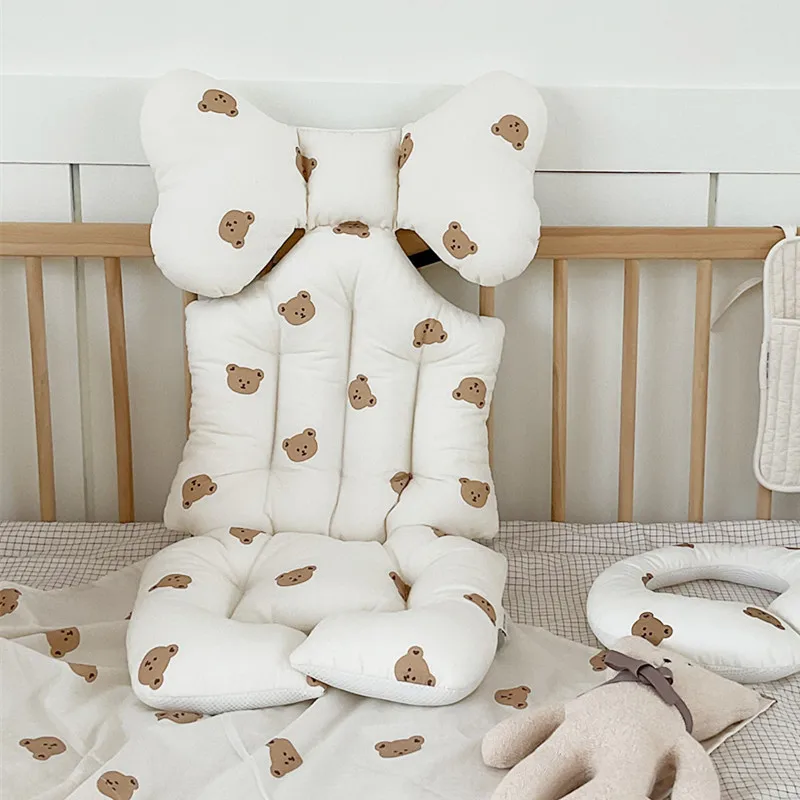 

2024 New Baby Version Baby Stroller Seat Cushion Baby Dining Chair Cotton Pad Safety Seat Thickened Cushion All Season Universal